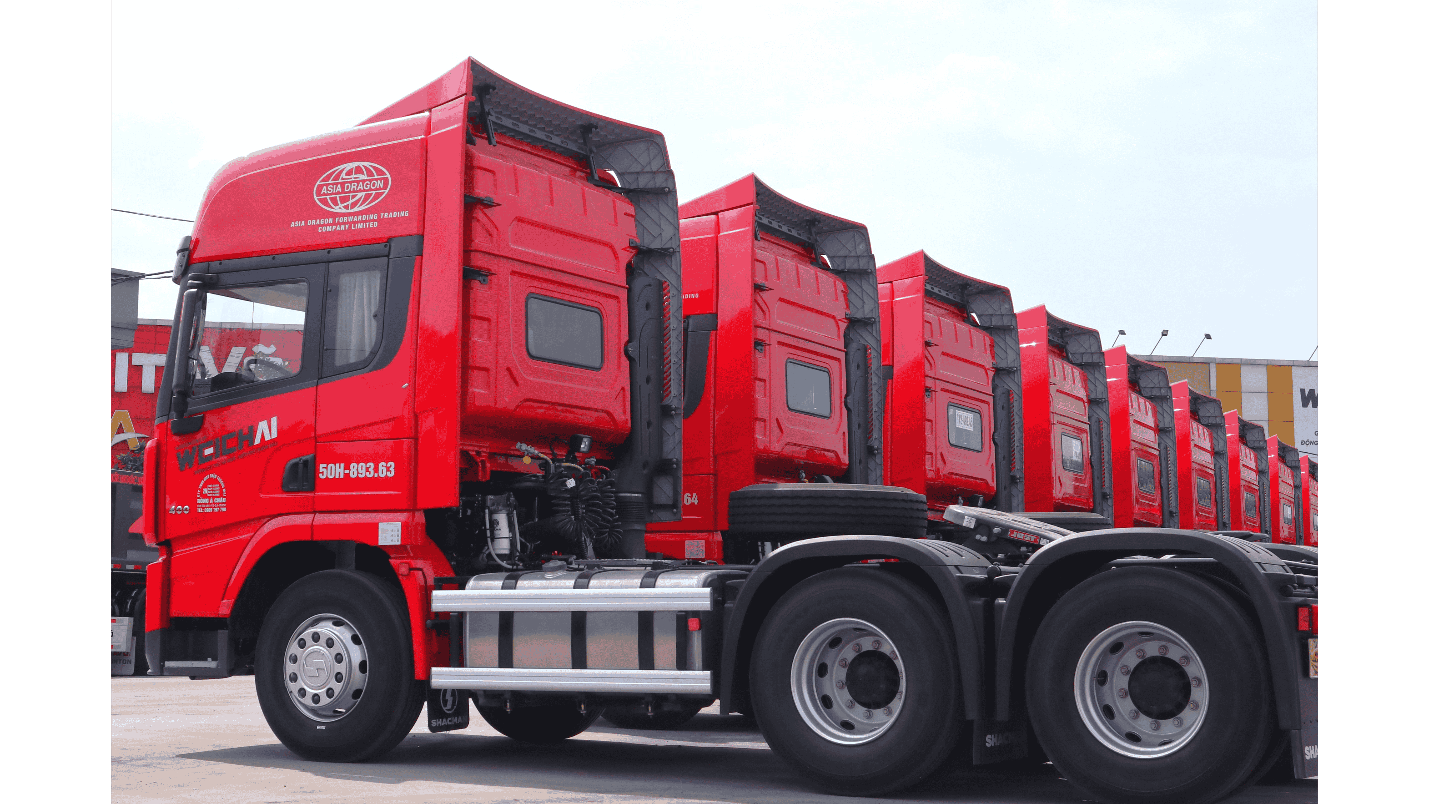 Driving Forward: Asia Dragon Expands Road Freight Capabilities with 10 New Shacman Trucks