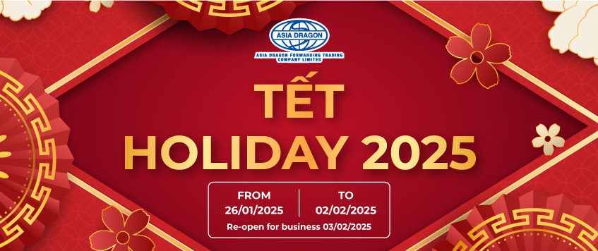 ASIA DRAGON FORWARDING TRADING ANNOUNCES LUNAR NEW YEAR HOLIDAY